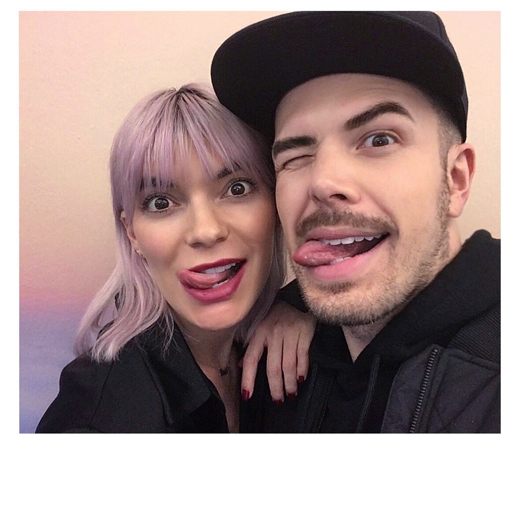 lip service on set today w @CarlyCardellino at <a href="/Cosmopolitan/">Cosmopolitan</a> creating kissable content w <a href="/MACcosmetics/">M•A•C Cosmetics</a> ! stay tuned!