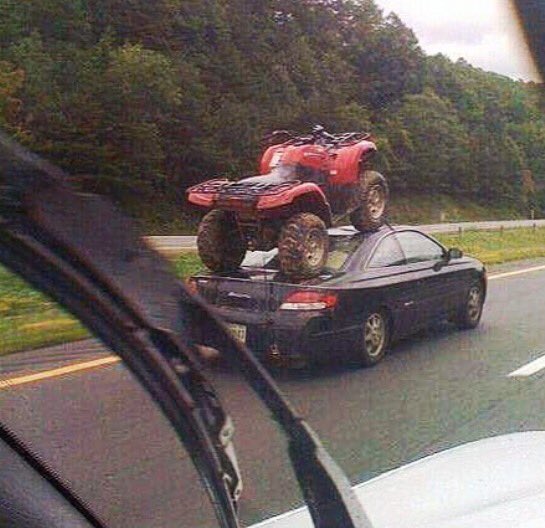 EarlDibblesJr's tweet photo. When your truck's in the shop but you really want to go muddin' https://t.co/vVDChVO0Hx