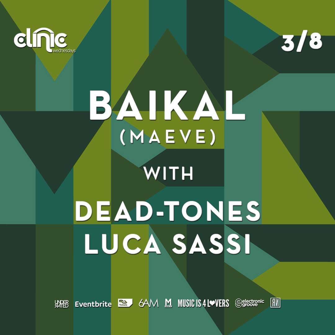ClinicWednesday's tweet photo. Tonight: #ClinicWednesdays w/ Baikal (Maeve). Grab tickets: https://t.co/nLQjmJu7PI https://t.co/ir5hxZzecQ
