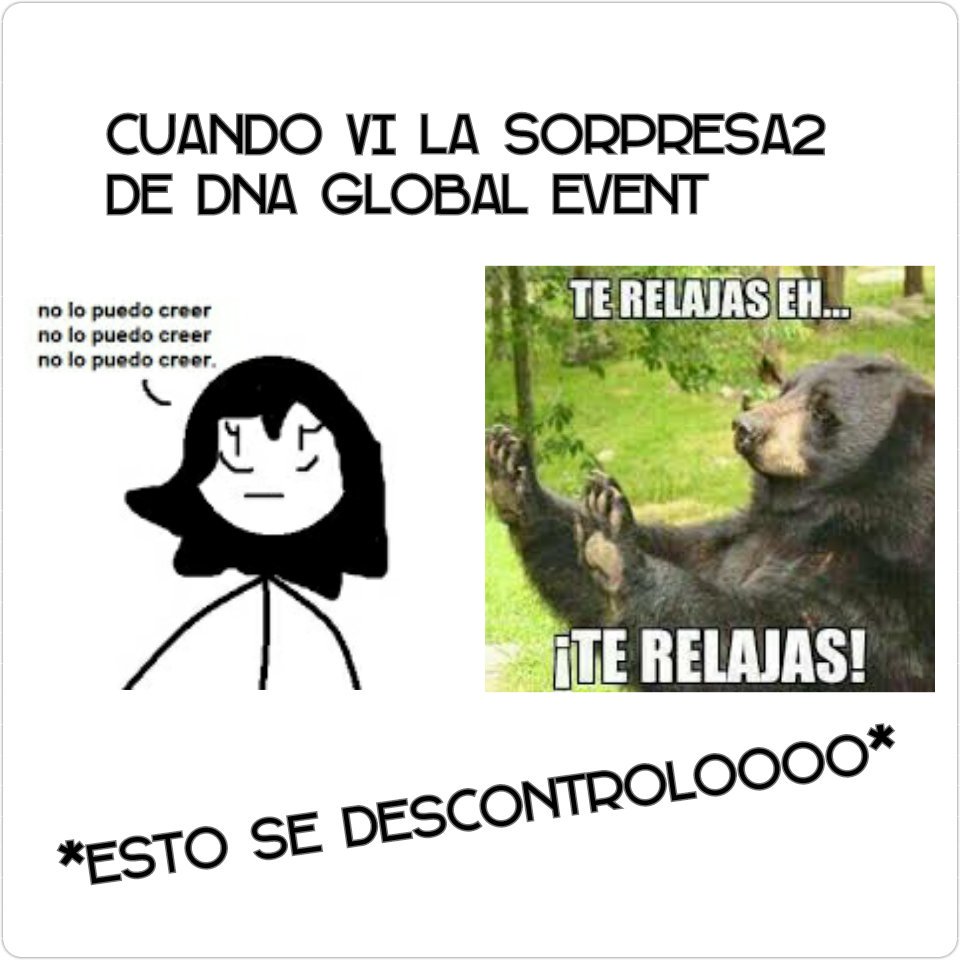 tep_rox's tweet photo. @DnaGlobalEvents yo plisss... quiero la #Sorpresa2 quiero la Golden Pass😢 #VoyACNCOconDNA Soy de Guayaquil https://t.co/TN8LuNki0R