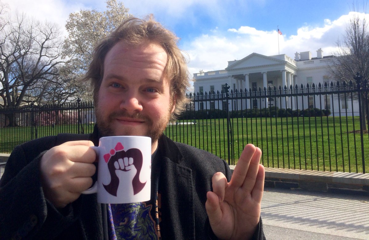 GABcomedy's tweet photo. It's Girlpower Night at @Arch1livemusic tomorrow and all the way across the pond it's inspired @StephenTrumble for our mug pic competition. https://t.co/FW2xFyv2ab