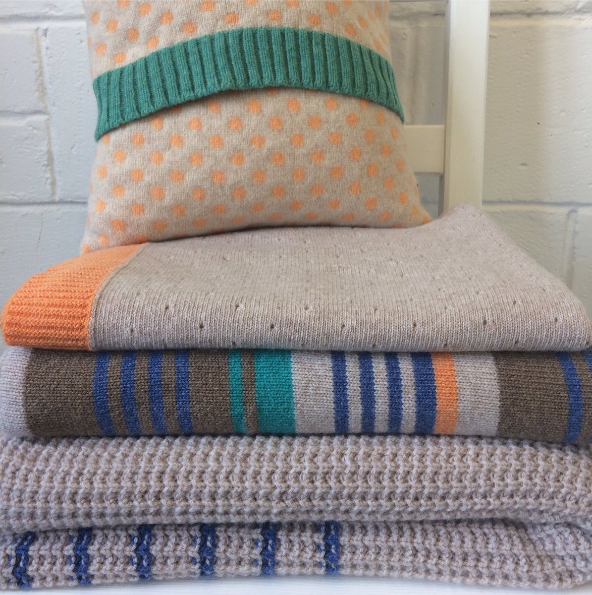 New cushions and blankets online soon! #catherinetough #blanket #knittedblanket #babyblanket #knittedcushion #knittedthrow #knit #wool