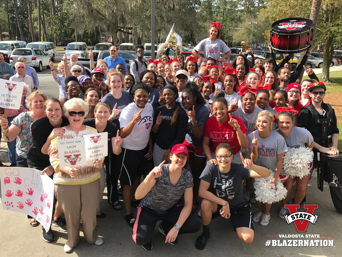Good luck <a href="/VSULadyBlazers/">Valdosta State Women’s Basketball</a>!!! 🔥🏀🔥