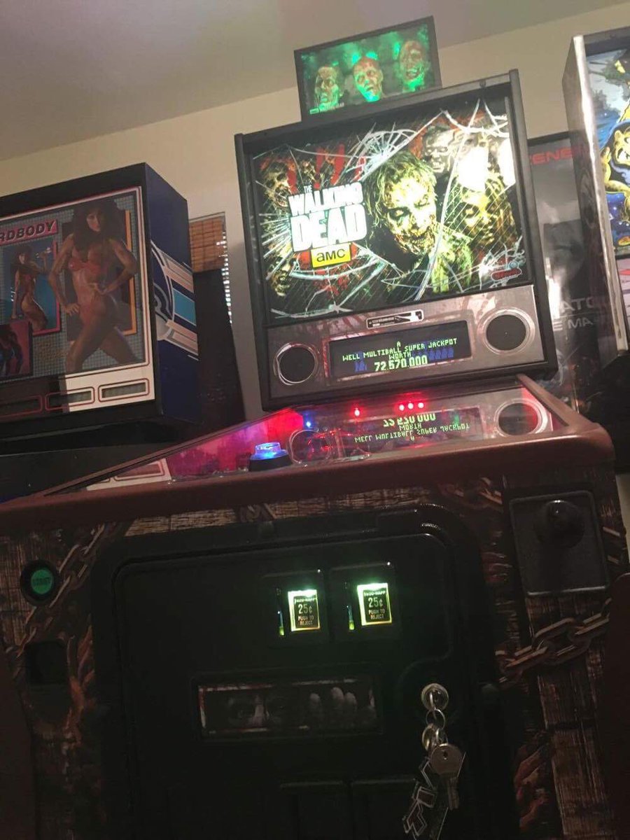 owlnonymous's tweet photo. Tonight at 7PM EST we will be playing @sternpinballinc's 'The Walking Dead' LE #Pinball with a #ColorDMD https://t.co/emnTmjezM2 https://t.co/53mKGdcua7