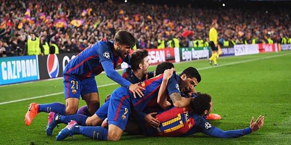 🎥 Watch highlights of Barcelona's record-breaking comeback against PSG on <a href="/thetimes/">The Times and The Sunday Times</a> app #barcapsg 🎥