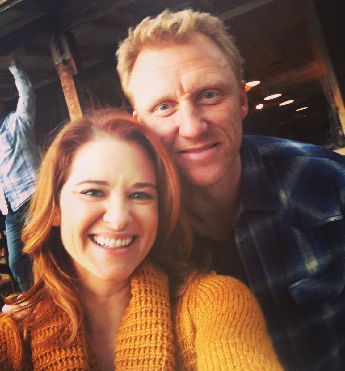 sarahdrew's tweet image. Little BTS with @TheRealKMcKidd from episode 1316!!!