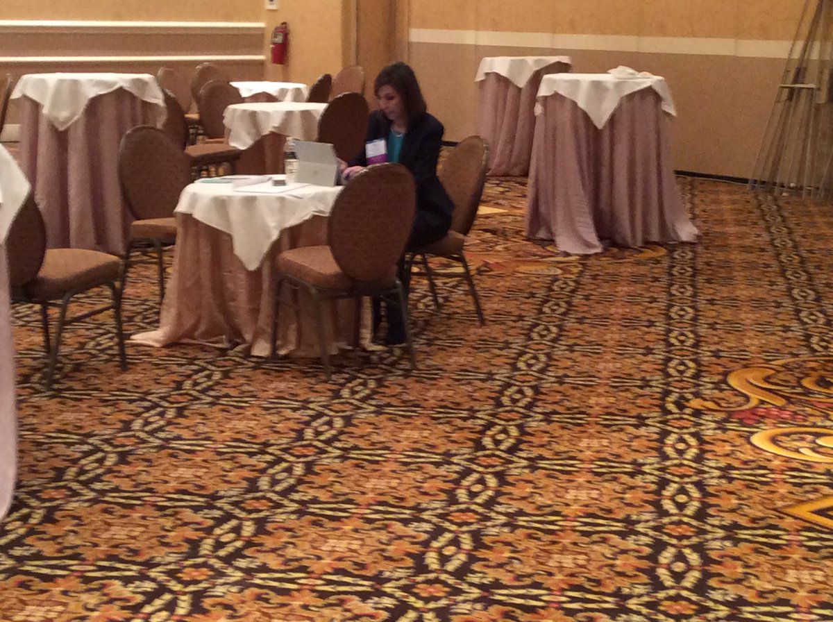 JoelGWakefield's tweet photo. The #EMI17 magic is clearly just about to unfold . . .   Go @joyce_jhall !! https://t.co/tTUXVRyPNX