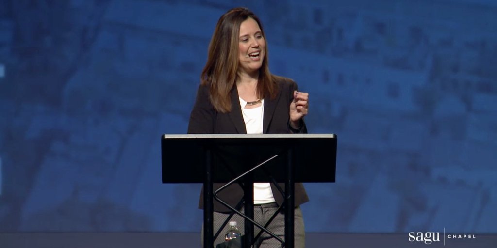 nelsonuedu's tweet photo. "Never wish to be like anyone else. Desire to be who God wants you to be." @Adelita_Garza at #CMNStart #InternationalWomensDay https://t.co/1R5iXWOURE