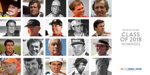 NASCARHall's tweet image. Meet the nominees for our #NASCARHOF Class of 2018! #NASCARHall nascarhall.com/inductees/meet…