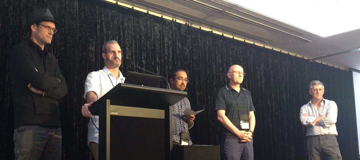 Great stuff. An impromptu, meaty panel discussion.. methodological considerations when running two OHCA studies simultaneously #CTGNoosa2017
