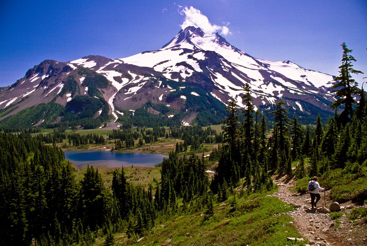 Enjoy #hiking? #DYK that the Pacific NW <a href="/forestservice/">USDA Forest Service</a> maintains 24,000 miles of hiking trails #WorkingForests