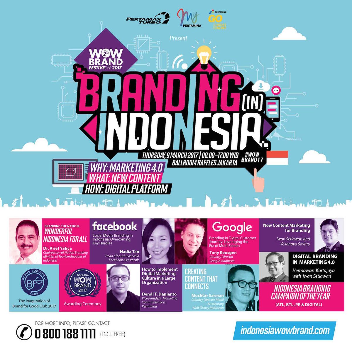 LINIKINI_ID's tweet photo. Hari ini WOW Brand Festive Day 2017, ajang berkumpulnya para brand leader dan marketing enthusiast dimulai pada pukul 08.00 WIB #WOWBRAND17 https://t.co/9gQhqb5XGZ