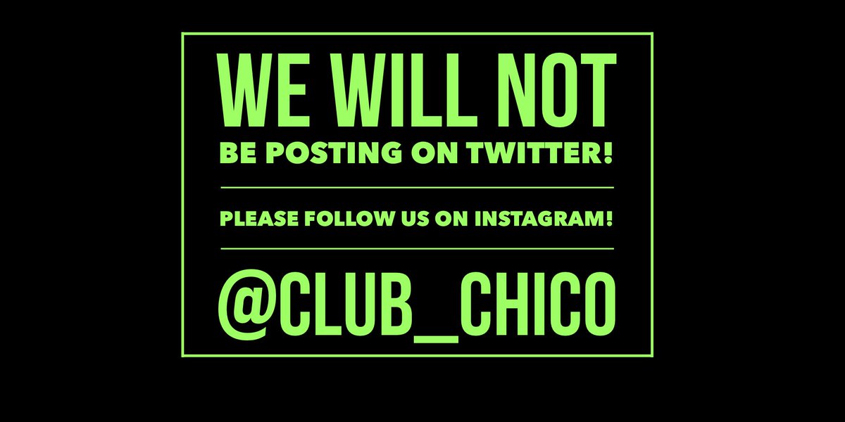 Club Chico tweet media