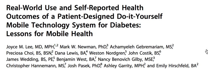 joyclee's tweet image. Who is part of the @NightscoutProj
community? doctorasdesigner.com/real-world-use… 2/
#2017DDC