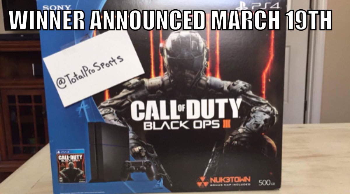 RETWEET this for your chance to win this PS4!

MUST be following us and subscribed to our YouTube channel >> goo.gl/PT9urQ  👀🔥