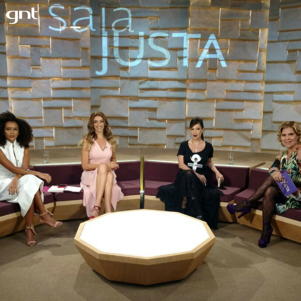 canalgnt's tweet image. "Imagina se elas não estivessem aqui?" 👊Obrigada, mulheres do Brasil, pela força e inspiração. #SaiaJustaAoVivo hoje, às 21h30 #DialDaMulher