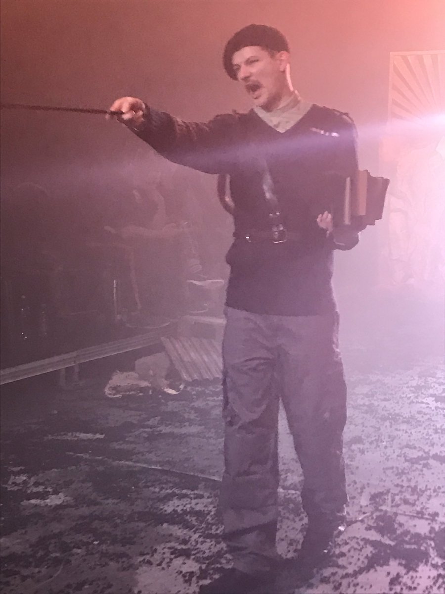 FourthMonkeyTC's tweet image. One show teched #JuliusCaesar now to number 2. #FallofMan season. Here comes #WhiteDevil