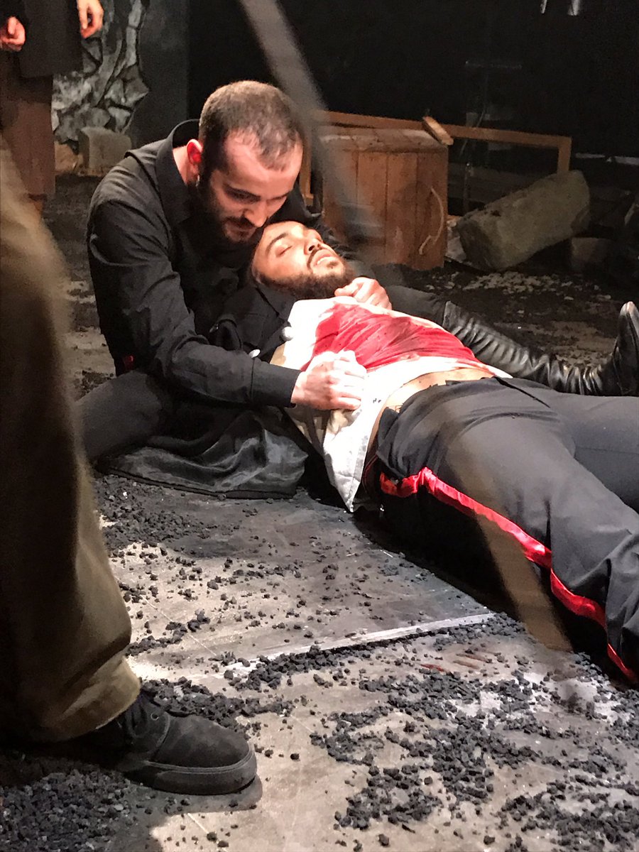 FourthMonkeyTC's tweet image. One show teched #JuliusCaesar now to number 2. #FallofMan season. Here comes #WhiteDevil