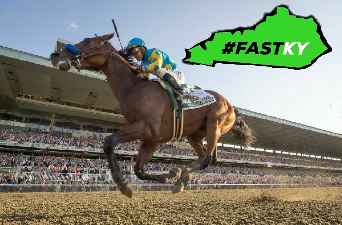 derbycitychive's tweet photo. Is there anything more #FastKY than American Pharoah at the #KentuckyDerby RT for a chance to help us win 10k for a local charity! #KCCO https://t.co/7HUCwahkZ2