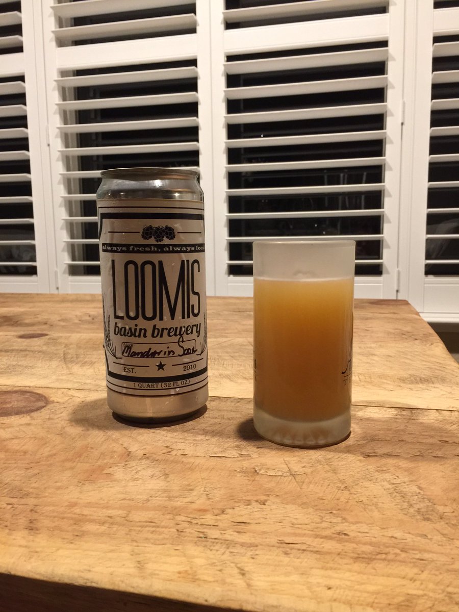 DustinOgden1978's tweet photo. @SacBeerWeek_ @ enjoying special @loomisbasinbrew mandarin sour! Yummy 🍻#alwaysfreshalwayslocal https://t.co/NxFLgrGz8t