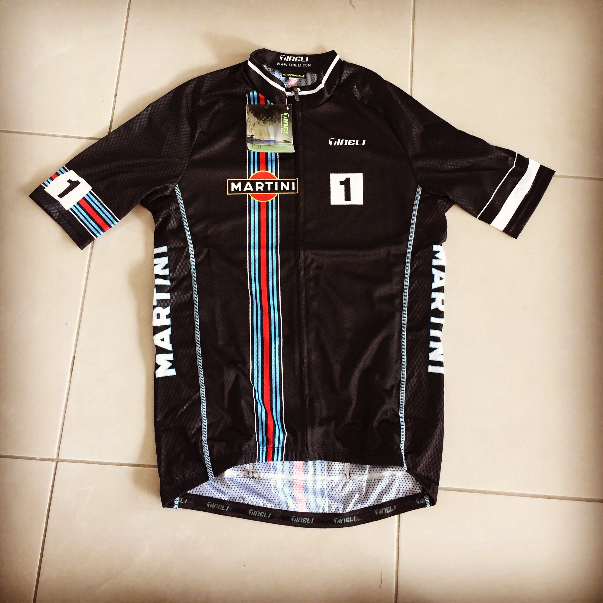 martini racing cycling jersey