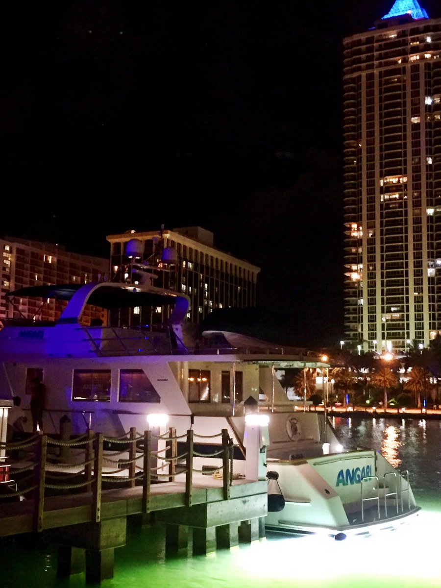 ANGARIocean's tweet photo. R/V ANGARI has just arrived in Miami for the @BritWeek event tomorrow! #britweek #britweekmiami #RVangari #ANGARI #angariVR #ANGARIedu https://t.co/oNHfKQzZUb