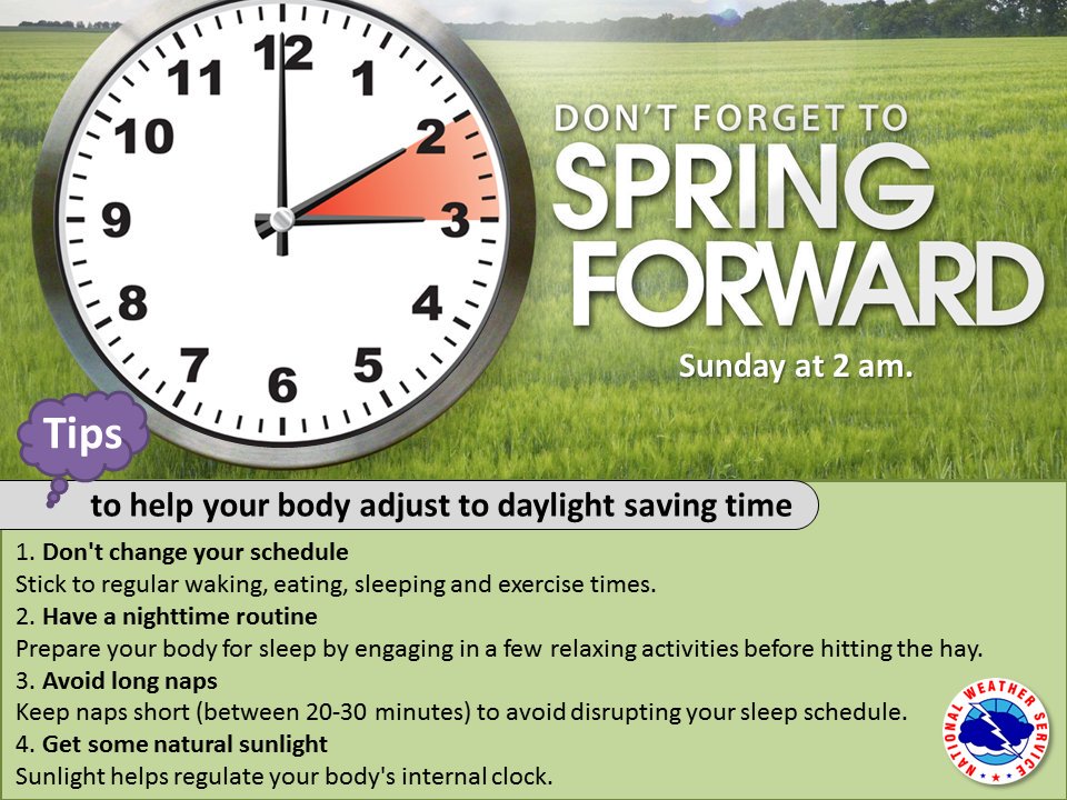 spann's tweet photo. Time change this weekend... https://t.co/cQuWzvI0rM