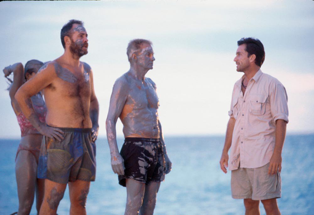 JeffProbst's tweet photo. 17 years ago:  Survivor Borneo S1 2000  Moments b4 the final challenge Rudy lost. Hatch became first winner.  #survivor500 #survivor https://t.co/jk4Wi13jXd
