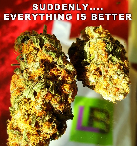 One puff and.....