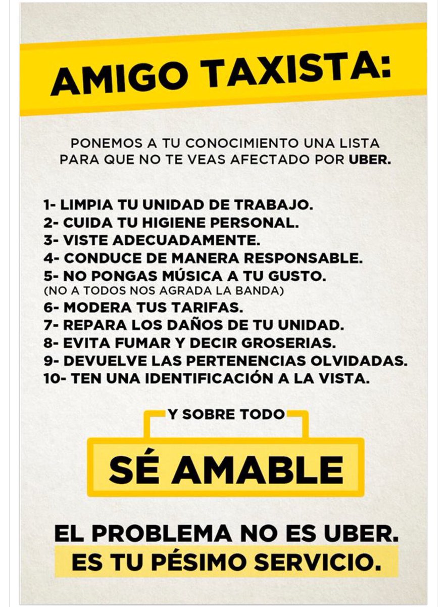 nohagonadasolo's tweet photo. @RADIOPALOMAFM Amigos taxistas de Talca; El problema no es Uber, es el pésimo servicio que dan colectiveros, taxis básicos y RadioTaxis... https://t.co/hQ2EOck7jp