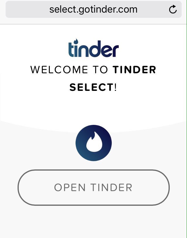 Tinder select einladung