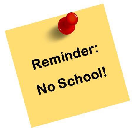 No school Friday, March 10, in-lieu of Parent/Teacher Conferences. The school office will be closed.