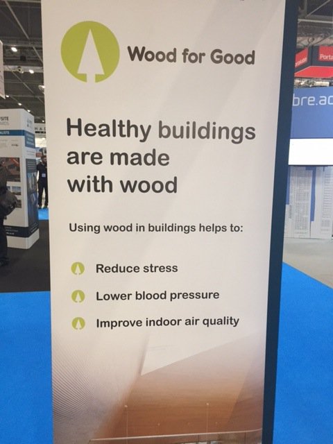 WOODWOODKITCHEN's tweet photo. Great day at #Ecobuild. We couldn't agree more with these statements -  #sustainability #WoodForGood #timber #wood https://t.co/s1wxYJZQ66