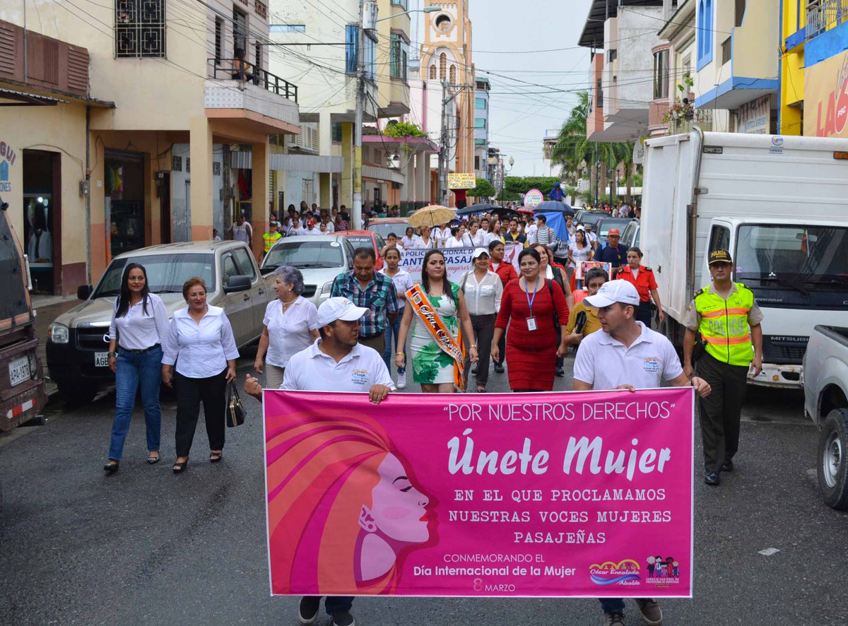 municipiopasaje's tweet photo. Marcha "Por Nuestros Derechos, Únete Mujer realizado por @alcaldiapasaje y #CCPDP @MachalaMovil @radioRVO @radio_gaviota @RadioCandela907 https://t.co/93QZiozJUp