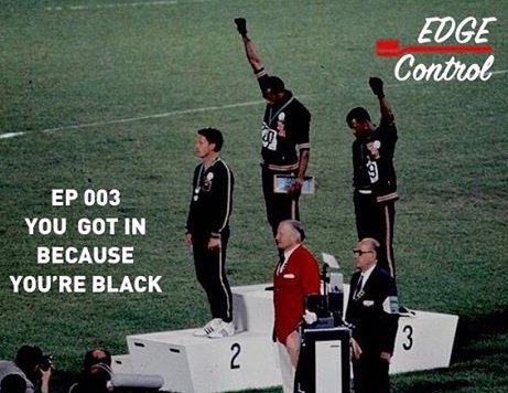 edgecontrol's tweet photo. EP 3: We talk race relations &amp; how we use our black card to get thru high school, college and LIFE. NOT. https://t.co/LDHNk6MGZz #trypod https://t.co/65goZSlGkP