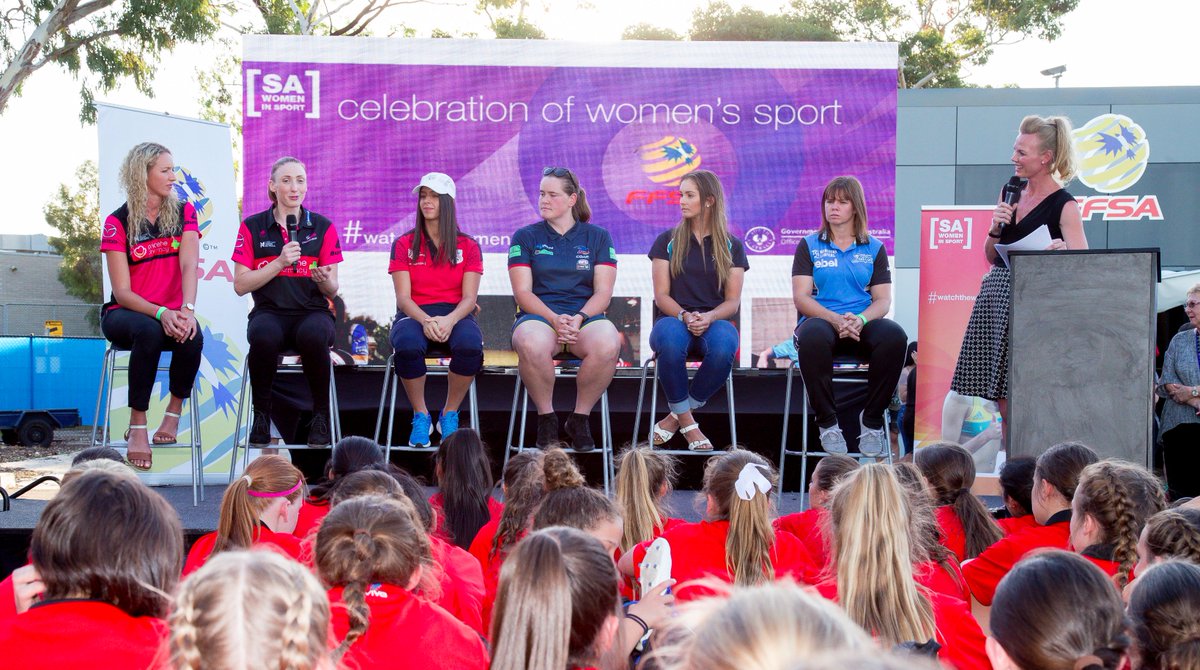FootballSouthAu's tweet photo. .@80kms captured every great moment from our Celebration of Women's Sport. Photos here: https://t.co/V1Nsljvy1d #IWD2017 #WatchtheWomen https://t.co/K3nDO0PWUZ