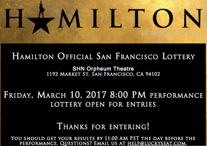 TOKNConcepts's tweet photo. Fingers crossed! #hamiltonmusical #Hamilton https://t.co/Fb7X8gaYLX