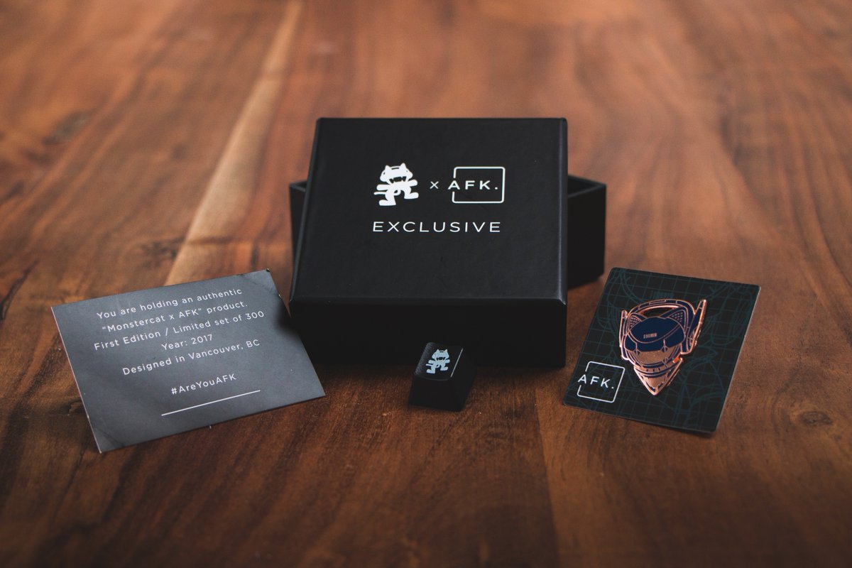 Limited edition <a href="/Monstercat/">Monstercat</a> Pin and Keyboard Cap only available at our PAX East Pre-party!

🔥🔥Final tickets: monster.cat/AFK-PAXEAST-TIX #pax🔥🔥