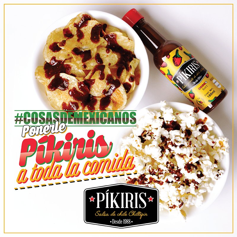 salsapikiris's tweet photo. Píkiris es la salsa más mexicana. ¡No te resistas a su sabor! #SaborPikiris #SalsaLover #Yummy #Deli https://t.co/tTFdjG0s35