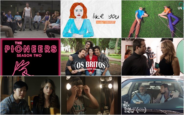 SeattleWebFest's tweet photo. #SWF2017 More #webseries for 12:30 PM SAT 03/11 SCREENING BLOCK B @TheAgentWS @BestThingSeries #doucheaholics https://t.co/IKJ3NWlq2W https://t.co/2Nmm9vc8Td