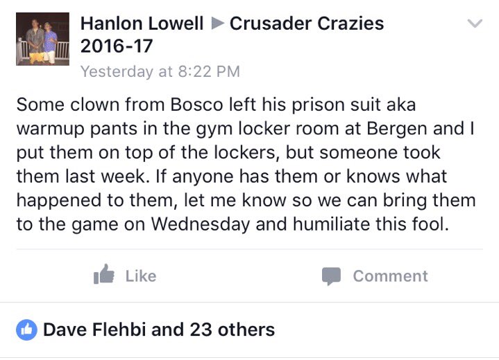 ChrisLovisolo's tweet photo. Keep the pants, I'll take the chips instead @CraziesNation 👖 https://t.co/JjhooL8tNe