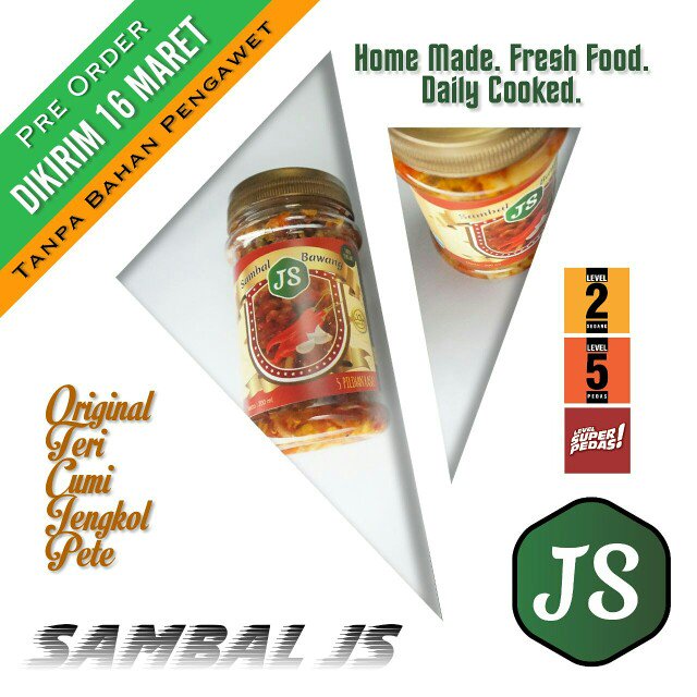 sambaljs's tweet image. Sambalmu harimaumu #SambalJS PO 16 Maret. Pesan sekarang juga sebelum penuh