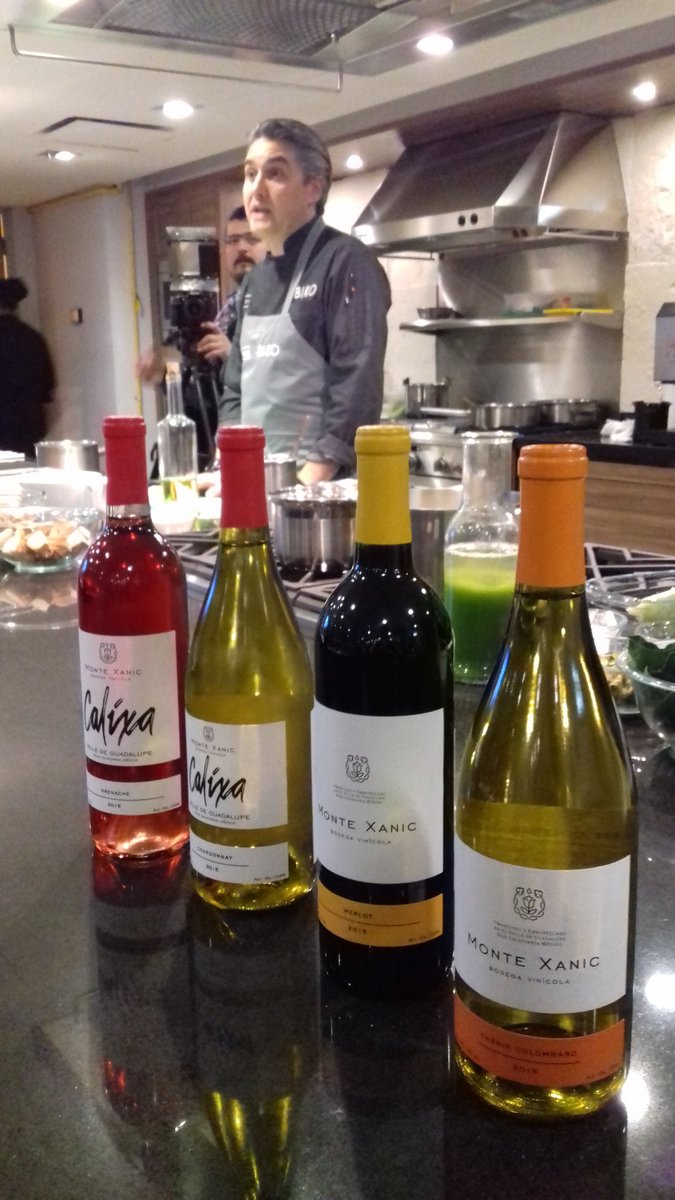 VinoParaiso's tweet photo. Hoy #experienciagourmet con @mikelonso y deliciosos #vinos de #MonteXanic Cata por @aatristainm #primeblend #vinomexicano #vinoparaiso #mabe https://t.co/aNFu9JdosR
