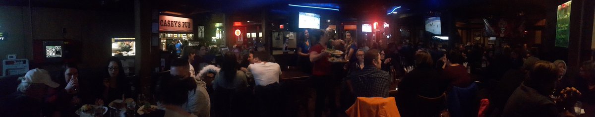 ECRDA's tweet photo. Casey's Pub is packed for our Flat Track Fever fundraiser! #yxj #rollerderby https://t.co/edZj1tPhwA