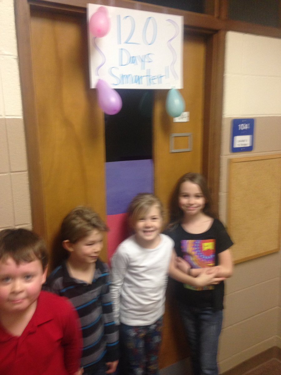 AggieSalterITS's tweet photo. Look who is happy 2 celebrate 120 days!!! @ChantalleBeggs @MontelloSD247 @momalley624 @ERTOlson https://t.co/qHo0dhVDrv
