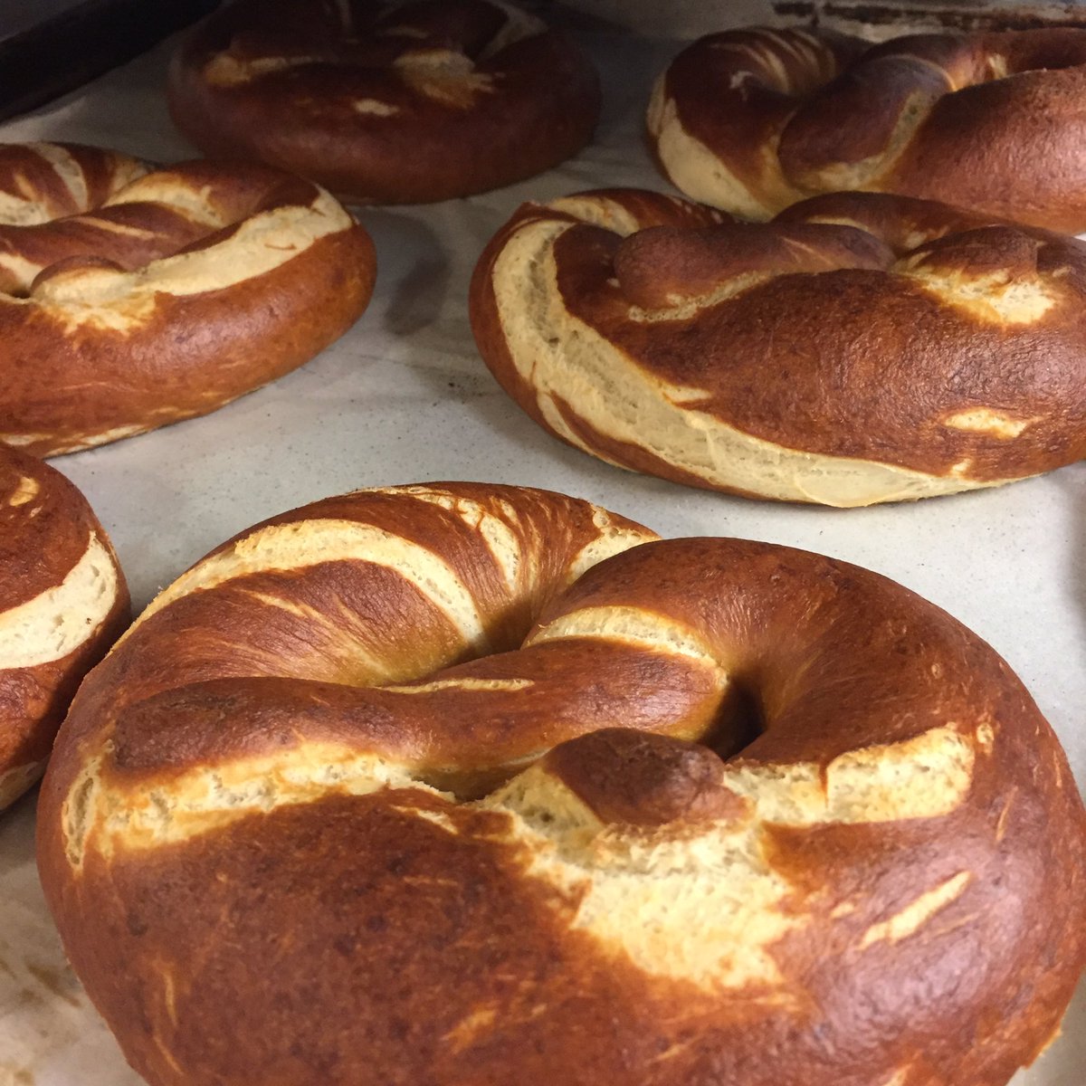 tedsmarket's tweet photo. Something we make everyday for the beerhall. #snackwell #pretzel #craftbeer #royville https://t.co/61cCtguD06