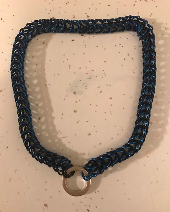 Msmnlp2015's tweet photo. Custom chainmail collar. #chainmaille #chainmail #collar #collars #submissive #bdsm #bdsmc… https://t.co/lRnXR65Alq https://t.co/obOn8Qlztc