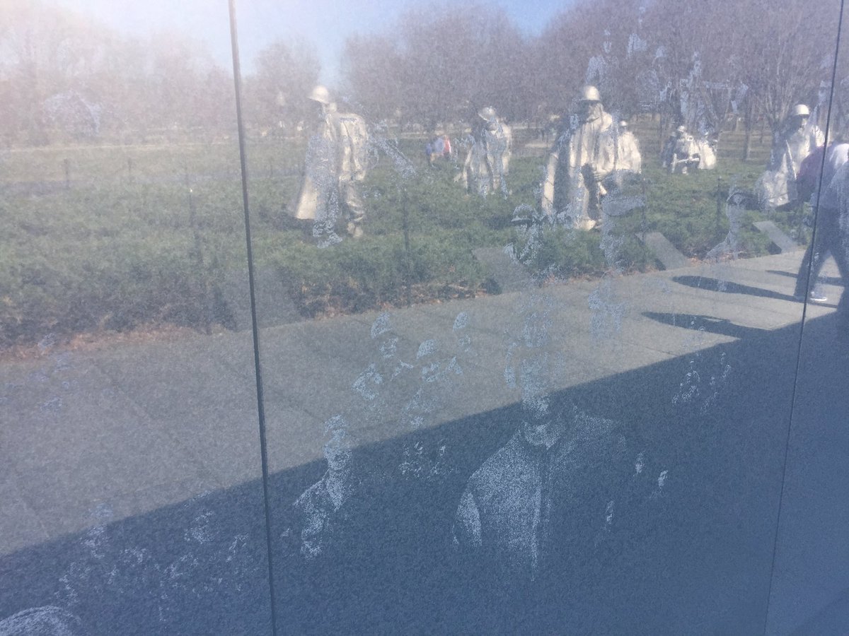 carrieritter's tweet photo. Korea Memorial cont'd https://t.co/cYe256cx1L