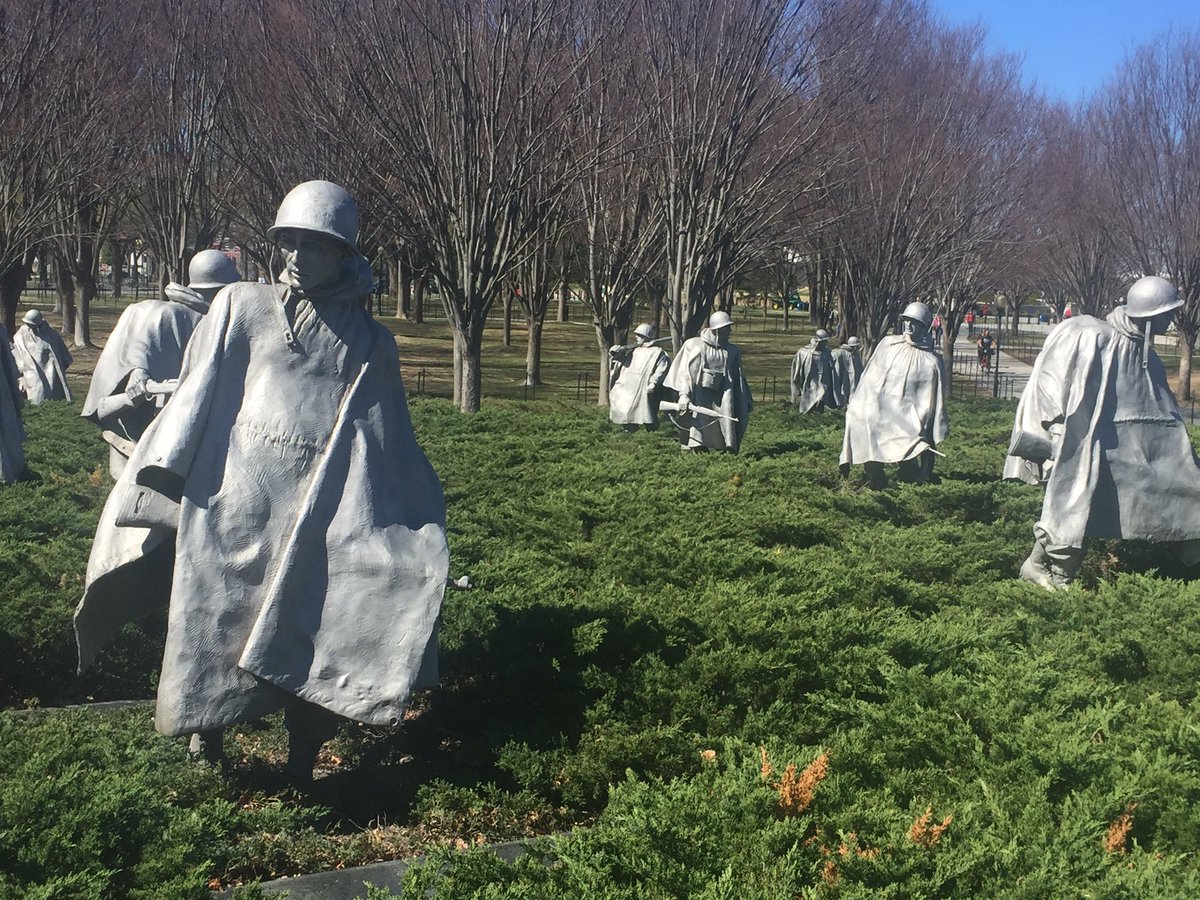 carrieritter's tweet photo. Korea Memorial cont'd https://t.co/cYe256cx1L