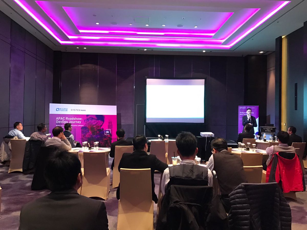 Devops in Beijing
@MicroFocusAPAC <a href="/rquedas/">Renato Quédas</a> #APACRoadshow17 <a href="/fannysu831/">Fanny Su</a>